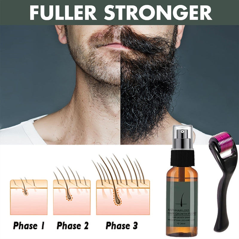 MyVIPCart™ Beard Roller with Oil