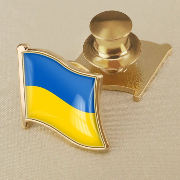 MYVIPCART™ Ukrainian Flag Brooch