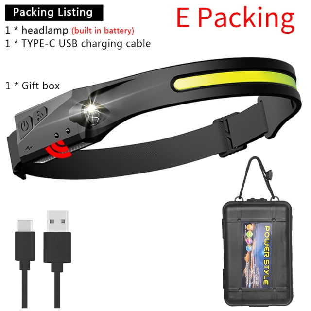 MYVIPCART™ Induction Headlamp COB LED