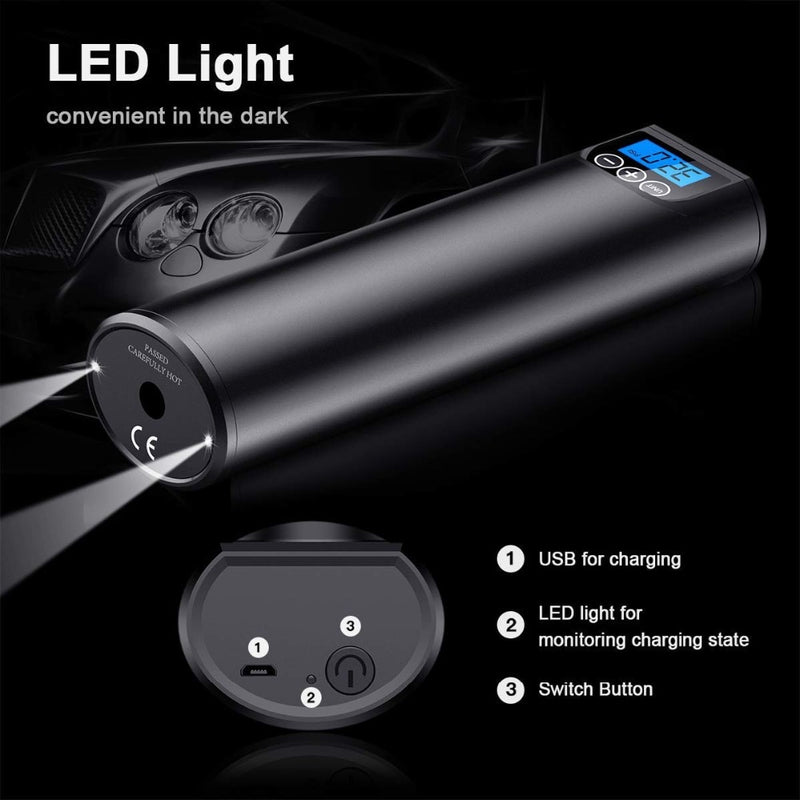 MyVIPCart™ Portable Digital Car Tyre Pump