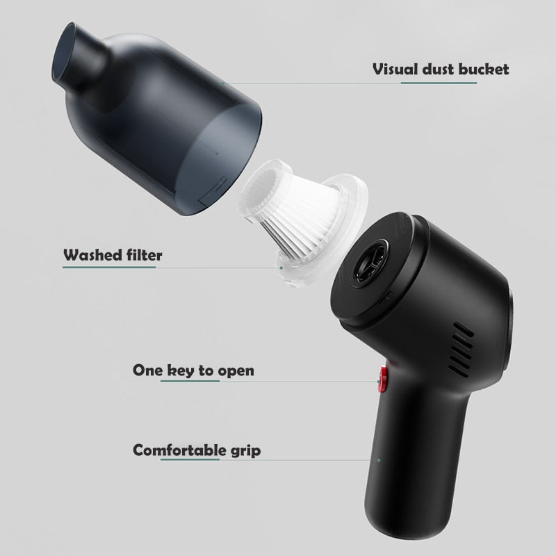 MyVIPCart™ Wireless Car Vacuum Cleaner