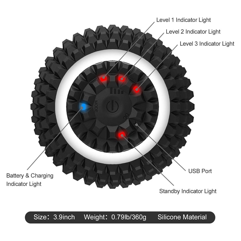 MyVIPCart™ Electric Massage Ball 4-Speed Vibrating Massage Ball